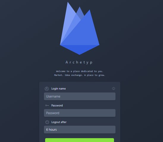 Step-by-step visual guide for accessing and using Archetyp Market